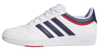 adidas Hoops 4.0 Shoes, Zapatillas Unisex Adulto, Cloud White Dark Blue Team Power Red 2, 44 EU