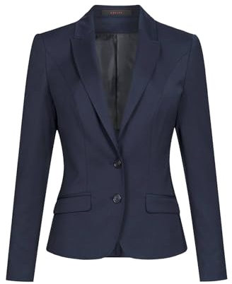 GREIFF Größe 40 Corporate Wear Modern Damen Blazer Slim Fit Dunkelblau Modell 1426