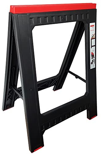 Cavalletto da lavoro, pieghevole, altezza 175 kg, cavalletto, 58 x 77 cm, universale, per edilizia e officina