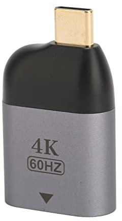 USB C Till HDMI-adapter, USB C Hane Till HDMI-honomvandlare 4K 60Hz Video, Bärbar USB 3.1 Typ C-adapter för Projektor, Bärbar Dator, Bildskärm, TV, PC, Surfplatta