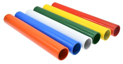 Pre-Sport Classic Relay Batons Junior 6pk Bar, Adults, Unisex, Multicoloured (Multicolour), One Size