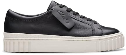 Clarks Mayhill Walk Womens Black Leather, 3.5