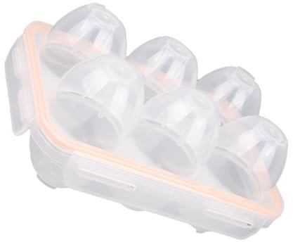 CLISPEED Conteneur De Rangement Extérieur Boîte De Rangement Robuste En Pp Et Silicone Capacité De 6 Œufs