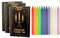 Scentoria Velas de varilla, 36 unidades, velas pequeñas, velas, velas, puntiagudas, altura 10 cm, diámetro 1,2 cm, velas coloridas, velas de goteo para botellas, rituales, velas, decoración de mesa,