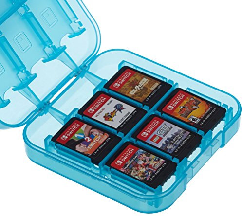 Amazon Basics Game Storage Case for Nintendo Switch - Blue