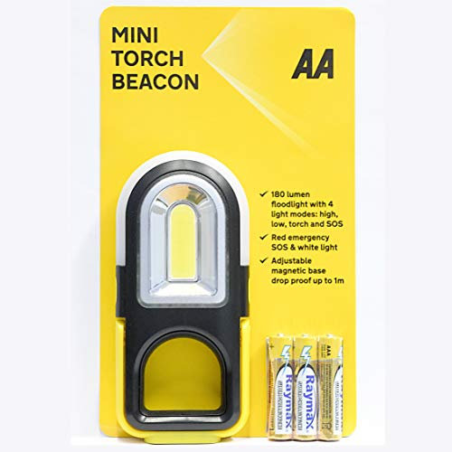 AA Car Essentials AA0749 Mini Torch Beacon, Red
