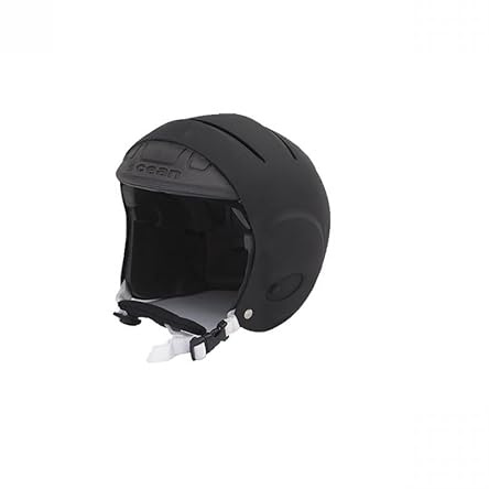OCEAN Dolphin Kitesurf- und Wassersport-Helm, Unisex, Schwarz, L/XL (580 mm - 620 mm)