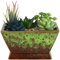ARTKETTY Plant Pots - Large Succulent Planters Pots with Drainage, Ceramic Pots for Indoor Outdoor Cactus Plants Glazed Bonsai Flower Planter Container for Desk Windowsill Decor