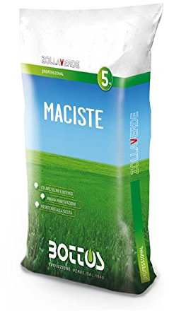 Bottos MACISTE 5 Kg - Sementi per tappeto erboso, Semi per prato extra forte resistente alla siccità per 200 mq - Prato Erboso Shop