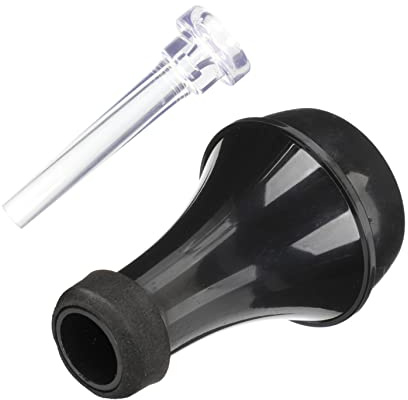 Vaguelly Sordina de Trompeta de Práctica Abs Ligera y Compacta para Trompetistas, Set Mini Silenciador Profesional con Reducción de Tono para Uso en Interiores