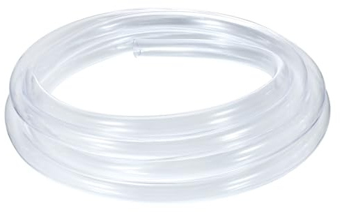 PATIKIL PVC Schlauch Pneumatik Schlauch 4/5IDx7/8OD (20mmx22mm) 5 ft/ 1,5 Meter, Flexibler Vinylschlauch Wasserschlauch Druckluftschlauch für Luftkompressor Flüssigkeitstransfer, Klar