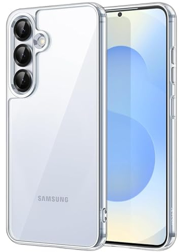 JETech Coque pour Samsung Galaxy S25, Transparent