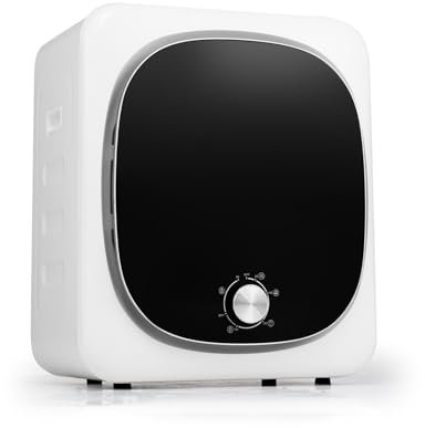 SOARS Sèche Linge 800W, Sèche Linge Pompe à Chaleur Capacité 2,5 KG, 5 Mode de Sèche, Minuterie 0-180 Mins, Protection contre Surchauffe et Surcourant, 48 X 40 X 56 CM (Classique)