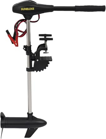 Motore fuoribordo da 12 V, 40 lbs, motore elettrico fuoribordo, potente motore da traina per kayak e barche, fino a 300 kg di spinta