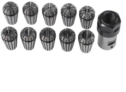 10pcs ER16 Spring Collet Kit 1mm-10mm with 8mm Motor Shaft Extension for Milling Lathe Tool - Accurate Clamping Device Set