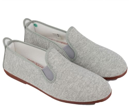 javer 55-1 - Zapatilla Kung-FU Lona Mujer Color: Gris Talla: 44