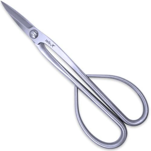 zefiru Ciseaux Bonsai - Secateur Bonsai - Acier Inoxydable - 210 mm - Outils pour Bonsaï