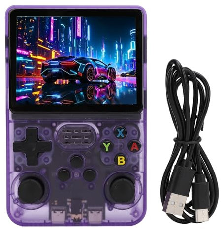 Console di Gioco Portatile Retrò, Schermo IPS da 3,5 pollici, Doppio Bilanciere 3D, Console Emulatrice Portatile con Linux Open Source, Batteria da 3500 mAh