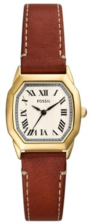 Fossil Harlow Montre pour Femme, Mouvement à Quartz avec Bracelet en Acier Inoxydable ou en Cuir