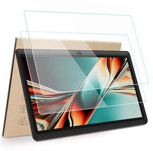 Hianjoo 2-Stück Schutzfolie Kompatibel für Pritom K7 7 Zoll Tablet, Displayschutz Kompatibel für Pritom K7 7 Zoll Tablet, Anti-Kratzer, Bläschenfrei, 9H Härte