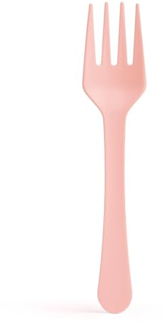 Forchettine Finger Food 12cm – 80 Pezzi Riutilizzabili – Made in Italy, Lavabili e Resistenti – Design Elegante per Aperitivi, Dolci, Frutta, Eventi e Catering (Rosa)