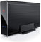 CSL - Case per Hard Disk 3.5 Pollici Esterno USB 3.0 - Custodia in Alluminio- per SSD e HDD - SATA - UASP - Super Speed 5 Gbit s - Plug e Play - Hot-Plug - con Alimentatore Incluso - Nero - Offerta