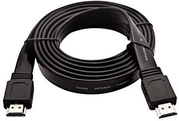 V7 Cable HDMI (m/m) de alta velocidad con Ethernet fino de 2 metros - Color negro - Cables HDMI (2 m, HDMI tipo A (Estándar), HDMI tipo A (Estándar), Negro)