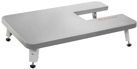 SINGER 4411, 4423, 4432 und 4452 Mechanischer Schwerlast-Nähmaschinen-Verlängerungstisch, Grau