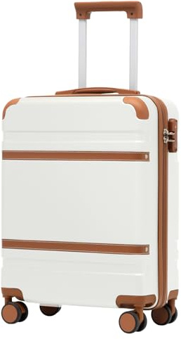 COOLIFE EasyJet Valise Cabine 55 x 40 x 20 cm, Bagages Cabine Bagage à Main Rigide avec Serrure TSA et 4 roulettes Jumelées