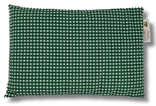 Franzis Nähstube I Lavendelkissen I 20x30cm I kariert grün I 100% Baumwolle & 100% Lavendel I Duftkissen I Schlafhilfe & Stressabbau I Aromakissen