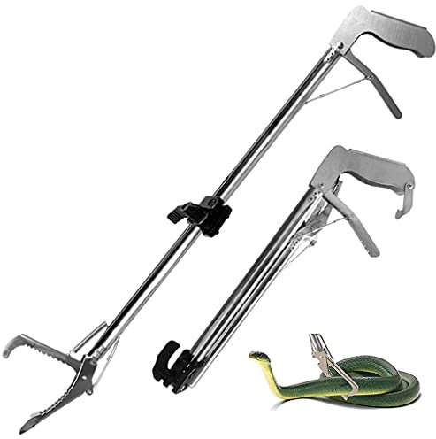 YPREWY Profi Edelstahl Schlangenzange mit Riegel - Schlangenzange - Breite Backen - 3 Größen