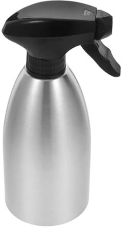 UPKOCH Botella Rociadora De Acero Inoxidable 500ml Rociador para Barbacoa y Cocina Pulverizador Manual Diseño Portátil Niebla y Uniforme