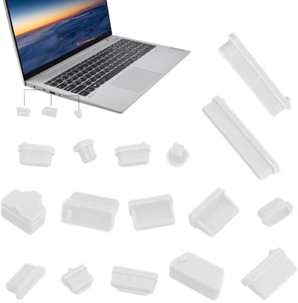 Dammpluggar – USB-dammkontakt, anti-smuts portskydd | mjuk silikon smutsstoppare, USB-skyddssats för skrivbordsväska, notebook porttätning, skyddskontakt för laddare, docka, tangentbord och