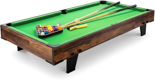 Hyner Mesa de Billar 120cm, Mini Pool con Accesorios, Snooker de Interior