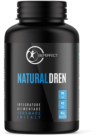 BePerfect Drenante Forte Donna Anticellulite e Diuretico [SCELTO DAI VIP] Capsule ad Alto Dosaggio x Pancia, Gambe, Braccia e Fianchi