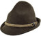 MELEGARI Tiroler Hut Dreispitzhut Edelstern | Berghut | Alpin Cap | Herren Damen | Sommer/Winter, braun, 58