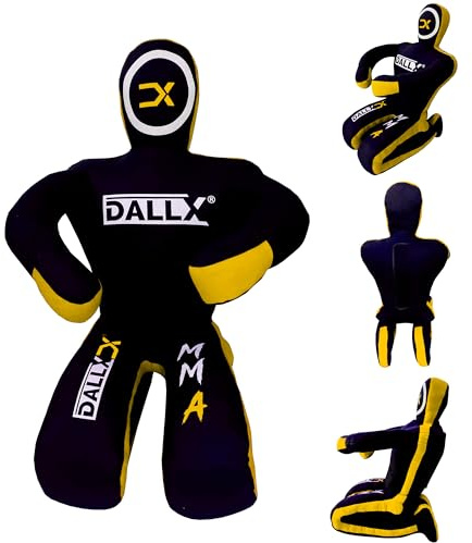 DALLX MMA Grappling Dummy BBJ Wrestling Brazilian Jiu Jitsu Punching Bag Judo Karate Throwing Boxing Fighting Dummy Self Defense Sitting Position – UNFILLED