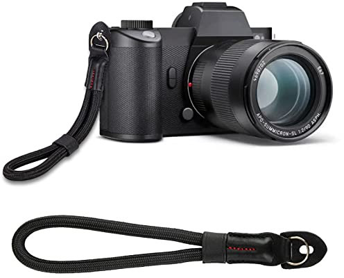PHULWEL Kamera Handschlaufe, Nylon Geflecht Kameragurt fürs Handgelenk für Sony NEX Leica Canon Nikon Panasonic Fujifilm Olympus spiegellose Kompakt Kameras