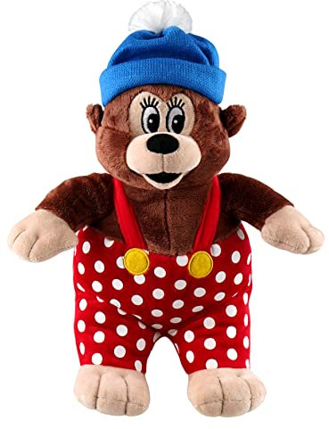 Barbo Toys - Petzi Plüsch - Für Kinder ab 12 Monaten - Kinderspielzeug ab 1 Jahr - Spielen Sie mit dem süßen Teddybär Petzi - Kuscheltier - 27 cm