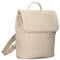 Zwei Damen City-Rucksack Mademoiselle.M MR8 4 Liter weiches Kunstleder, Magnet-Verschlussklappe, Hauptfach mit Reißverschluss, gepolstertes Trennfach für Tablet, Rückenpolsterung (nubuk-linen)