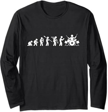 Drummer Dad Drumming Gifts for kids Manche Longue