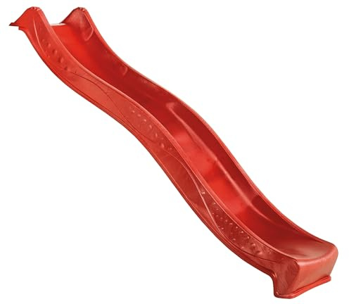 AVANTI TRENDSTORE - Ulvo - Scivolo in plastica Sintetica Disponibile in Vari Colori Diversi. Dimensioni LL219,5x48,4 cm (Rosso)