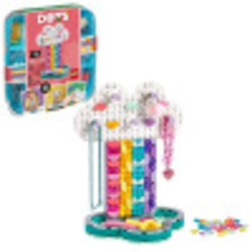LEGO DOTS Rainbow Jewelry Stand 41905 DIY Craft Decorations Kit, A Fun Toy for Kids who Like Creating Arts and Crafts Bedroom Decor Accessories, New 2020 (213 Pieces)