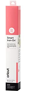 Cricut Smart Iron-On Heat-Transfer Vinyl | 1 Sheet | 33cm x 0.9m | Pink, (3ft), 2008690