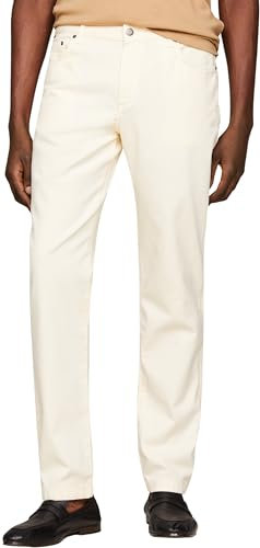 Tommy Hilfiger Herren Jeans Denton Stretch, Weiß (Calico), 31W/32L