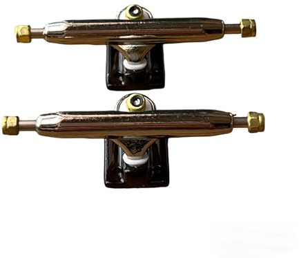 LEEFAI Pro Fingerboard lastbilar mini finger skateboard axlar 4.0 normal Kingpin-uppgraderad v2 basplatta med hårdvarubas färg och storlek (36 mm, svart)