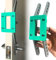 EASYREP Router Template Jig for Mortice Latch Door Lock Faceplates on 35mm and 45mm Doors