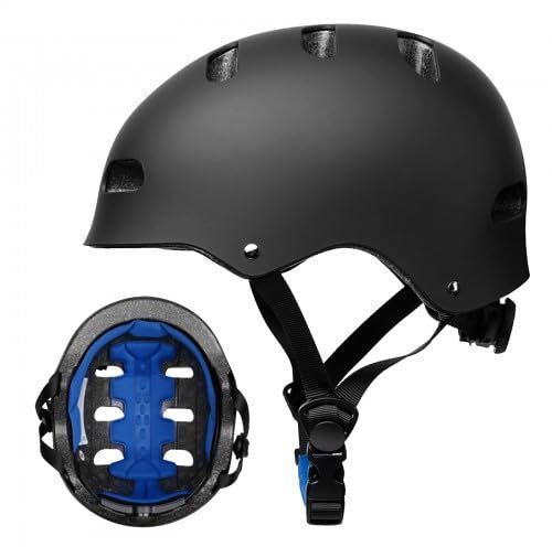 Fahrradhelm Kinderhelm, Robuster Fahrradhelm für Kinder, Helmet Schutzhelm Kinder, Verstellbarer Skateboardhelm, Radhelm Skaterhelm für Fahrrad Roller Skateboard Scooter 3-12 Jahre Alt Junge Mädchen