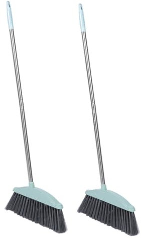 GAROZATION 2piezas Escoba De Limpieza Doméstica Escoba para Habitación Herramienta para Barrer Basura