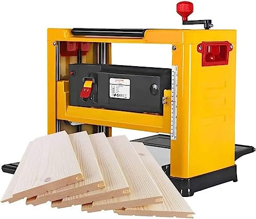 Pialla per la lavorazione del legno Pialla da banco Pialla elettrica multifunzionale da tavolo - Pialla da banco da 2000 W con profondità di piallatura di 0-3 mm